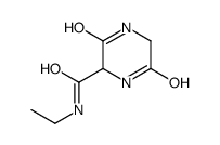 N-ethyl-3,6-dioxopiperazine-2-carboxamide结构式