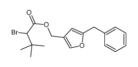 (5-benzylfuran-3-yl)methyl 2-bromo-3,3-dimethylbutanoate Structure