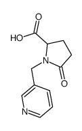 5-oxo-1-(3-pyridinylmethyl)proline Structure