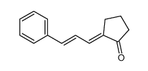 2-[(E)-3-phenylallylidene]cyclopentanone结构式