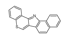 Benzo[g][1]benzothiopyrano[4,3-b]indole结构式