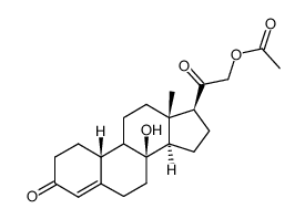 8-Hydroxy-19-nor-cortex-on-21-acetat Structure