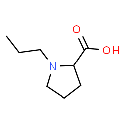 L-Proline, 1-propyl- (9CI) Structure