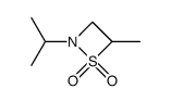 1,2-Thiazetidine,4-methyl-2-(1-methylethyl)-,1,1-dioxide(9CI)结构式