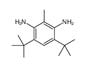 4,6-ditert-butyl-2-methylbenzene-1,3-diamine结构式