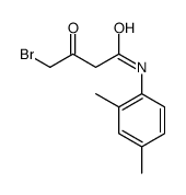 4-bromo-N-(2,4-dimethylphenyl)-3-oxobutanamide结构式