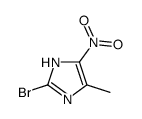 2-bromo-5-methyl-4-nitro-1H-imidazole结构式