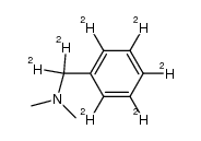 N,N-dimethyl(benzyl-d7)amine Structure