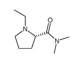 2-Pyrrolidinecarboxamide,1-ethyl-N,N-dimethyl-,(S)-(9CI) structure