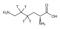 L-LYSINE, [4,5-3H(N)]- structure