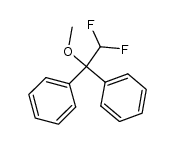 2,2-difluoro-1-methoxy-1,1-diphenylethane结构式