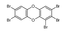 1,2,3,7,8-pentabromodibenzo-p-dioxin结构式