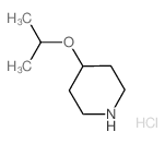 4-ISOPROPOXY-PIPERIDINE HYDROCHLORIDE结构式
