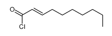 dec-2-enoyl chloride结构式