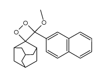 4-methoxy-(1-[2-naphthyl])spiro[1,2-dioxetane3,2'-adamantane] Structure