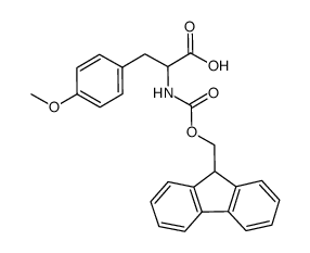 FMOC-O-甲基-DL-酪氨酸结构式