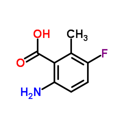 6-Amino-3-fluoro-2-methylbenzoic acid结构式