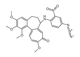 (2-nitro-4-azidophenyl)deacetylcolchicine结构式
