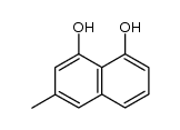 1,8-Dihydroxy-3-methylnaphthalin结构式