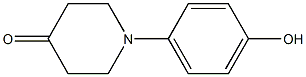 1-(4-hydroxyphenyl)piperidin-4-one结构式