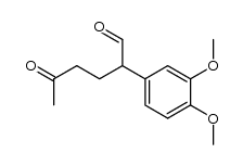 2-(3,4-dimethoxyphenyl)-5-oxohexanal Structure