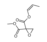 2-O-methyl 2-O'-prop-1-enyl oxirane-2,2-dicarboxylate结构式
