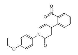 1-(4-ethoxyphenyl)-4-(2-nitrophenyl)-3,4-dihydropyridin-2-one结构式