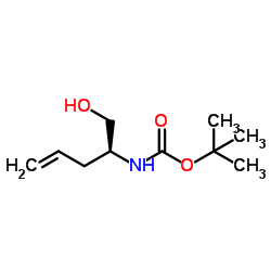 (S)-tert-butyl (1-hydroxypent-4-en-2-yl)carbamate picture