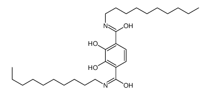 1-N,4-N-didecyl-2,3-dihydroxybenzene-1,4-dicarboxamide结构式