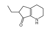 6-ethyl-1,2,3,4,5,6-hexahydrocyclopenta[b]pyridin-7-one Structure