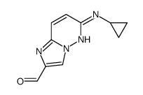 6-(Cyclopropylamino)imidazo[1,2-b]pyridazine-2-carbaldehyde Structure