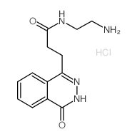 N-(2-Aminoethyl)-3-(4-oxo-3,4-dihydro-phthalazin-1-yl)propanamide hydrochloride结构式