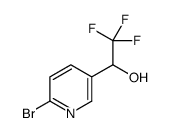 1-(6-bromopyridin-3-yl)-2,2,2-trifluoroethanol structure