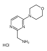 (4-morpholin-4-ylpyrimidin-2-yl)methanamine,hydrochloride Structure