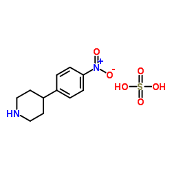 4-(4-NITROPHENYL)PIPERIDINE HYDROGEN SULFATE structure