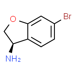 (3r)-6-bromo-2,3-dihydrobenzo[b]furan-3-ylamine结构式