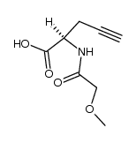 N-Methoxyacetyl-D-α-propargylglycine结构式