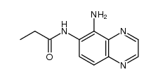 5-amino-6-n-propylamidoquinoxaline Structure