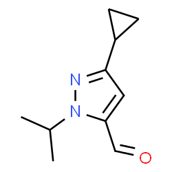 5-Cyclopropyl-2-isopropyl-pyrazole-3-carbaldehyde picture