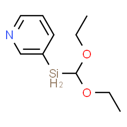Pyridine, 3-(diethoxymethylsilyl)- (9CI)结构式