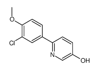 6-(3-chloro-4-methoxyphenyl)pyridin-3-ol Structure