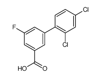 3-(2,4-dichlorophenyl)-5-fluorobenzoic acid Structure
