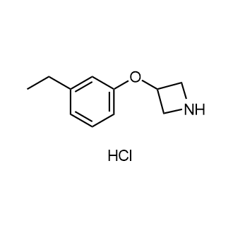 3-(3-ethylphenoxy)azetidinehydrochloride Structure