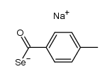 sodium 4-methylbenzenecarboselenoate结构式