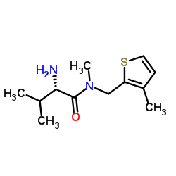 N-Methyl-N-[(3-methyl-2-thienyl)methyl]-L-valinamide Structure