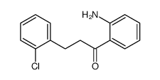 1-(2-aminophenyl)-3-(2-chlorophenyl)propan-1-one结构式