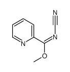 methyl N-cyanopyridine-2-carboximidate Structure