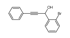 2-bromo-α-(phenylethynyl)-benzenemethanol Structure