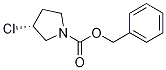 (R)-3-Chloro-pyrrolidine-1-carboxylic acid benzyl ester结构式