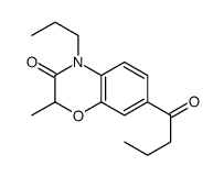 7-butanoyl-2-methyl-4-propyl-1,4-benzoxazin-3-one Structure